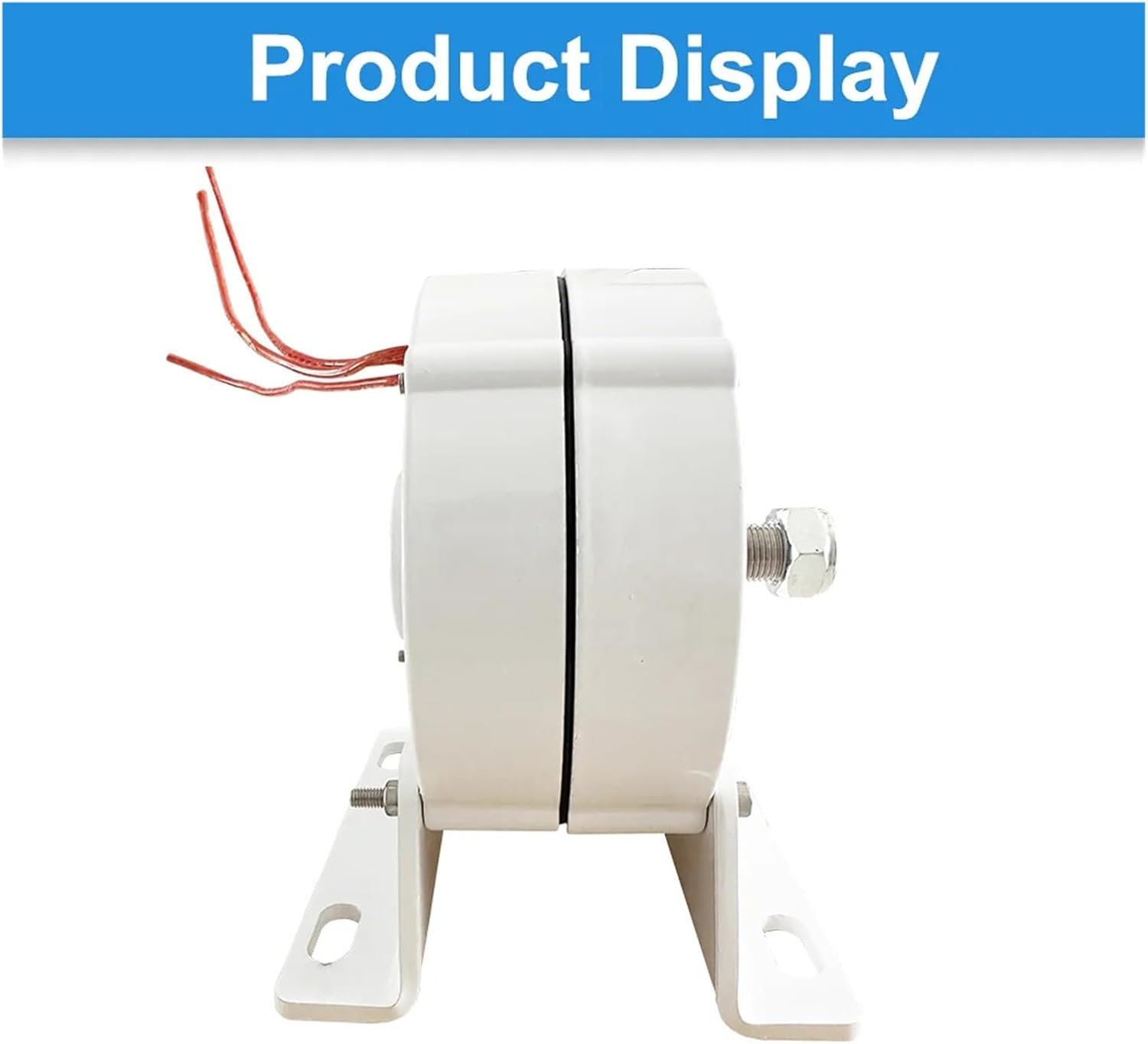 500W Wind Turbine Generators Kit 12V 24V 48V Gearless Permanent Magnet Generator Turbine Low Speed For Water Conservancy And Wind Power Household Industrial Energy(With Base,SINGLE SHAFT_48V)