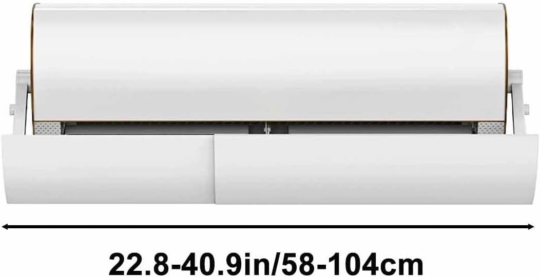 Adjustable Retractable Air Conditioner Deflector, Universal ac Wind Deflector, Foldable ac Vent Deflector Wall-Mounted, for Home & Office