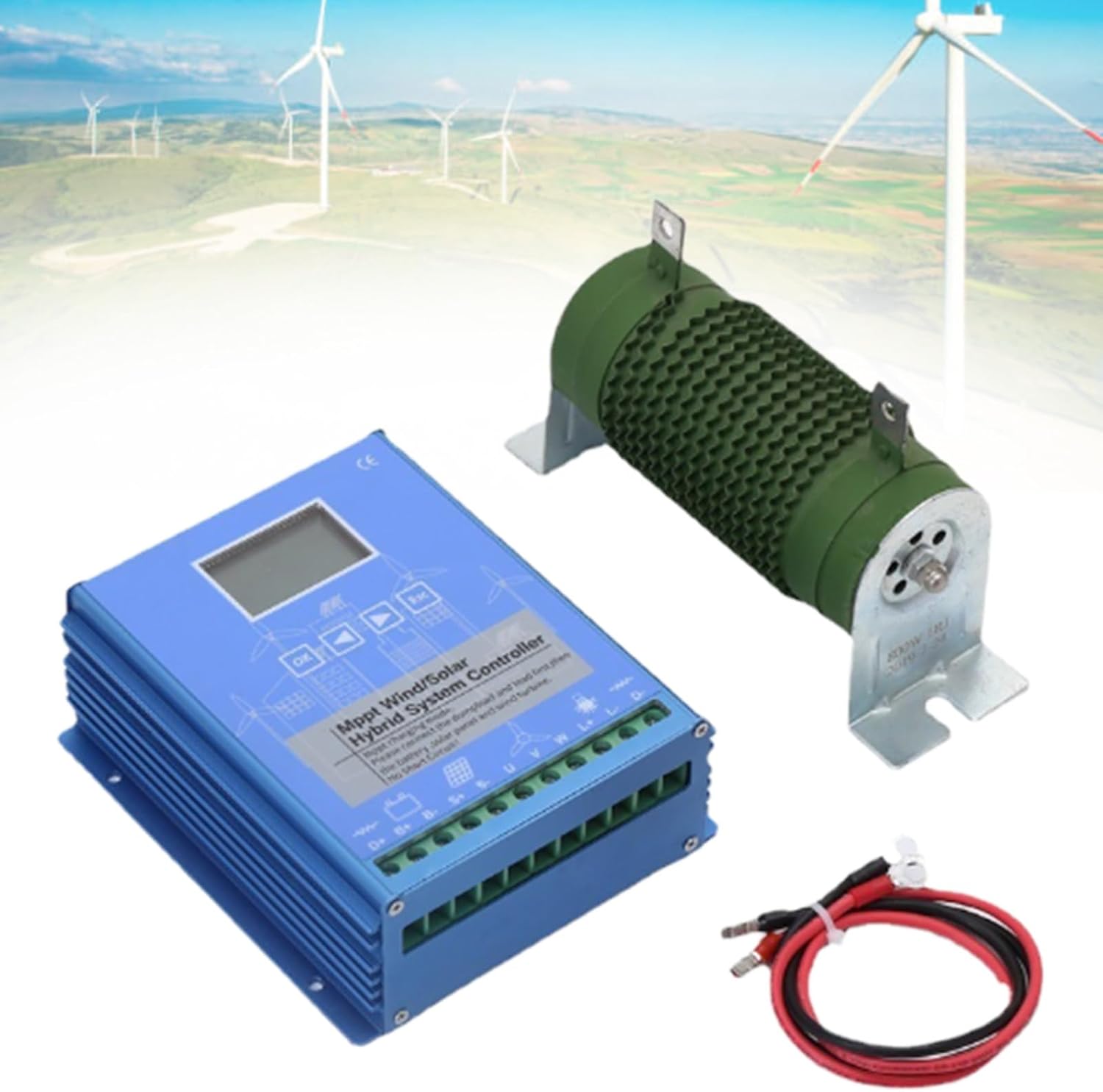 10000W Wind Solar Hybrid Charge Controller for Off-Grid Systems, 48V Universal Hybrid Charger, Efficient Wind & Solar Energy Management, Compatible with Multiple Applications