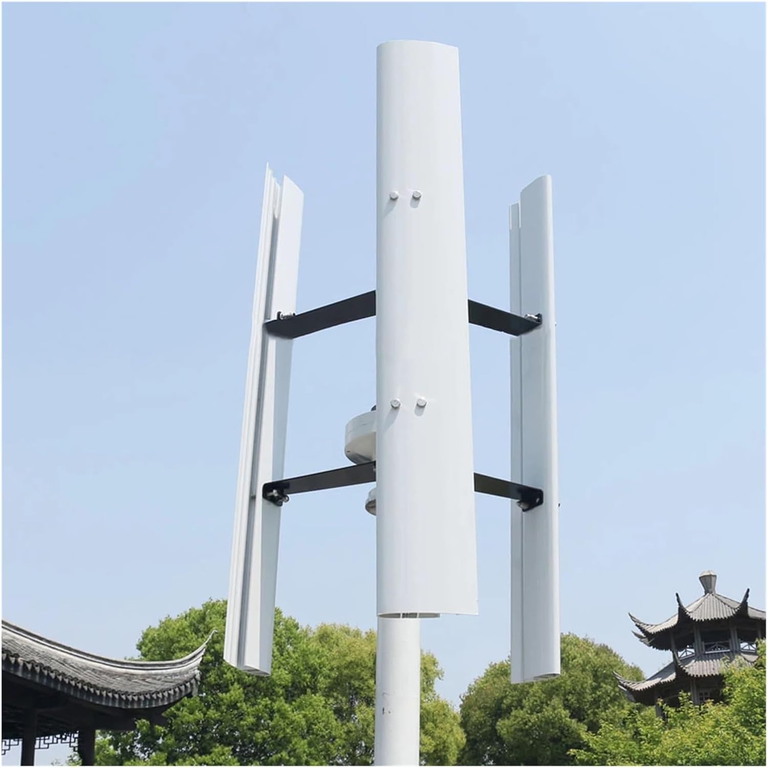 Wind Turbines, 1KW 12V 24V 48V Vertical Wind Power Generator for Home 1000W Windmill Low Wind Speed Starting Wind Turbines(24V_1000W)