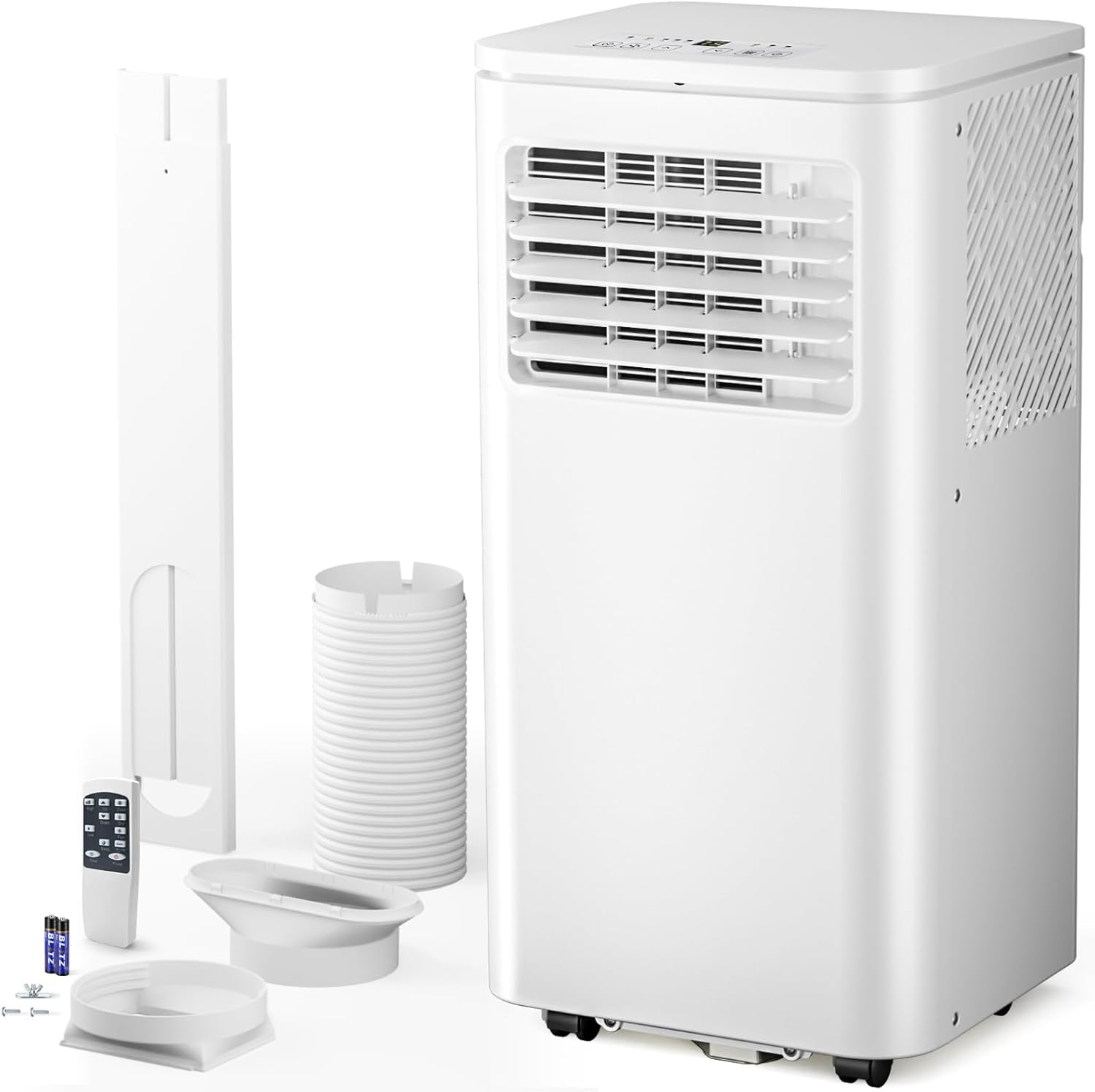Antarctic Star 10000 BTU Portable Air Conditioner, 3 in 1 Free Standing Cooling AC Unit with Fan & Dehumidifier & Cools, Sleep Mode, 24H Timer, for Home/Kitchen/Office