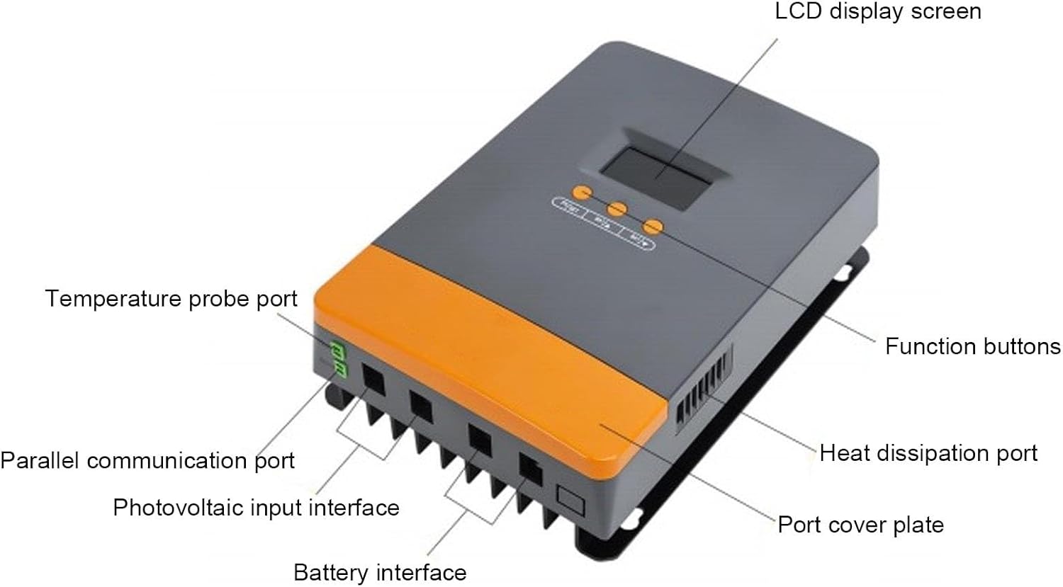 Eujgoov 100A MPPT Solar Charges Controller 3 Stage Charging Modes High PV Input Voltage 160V for RVs and Solar Systems
