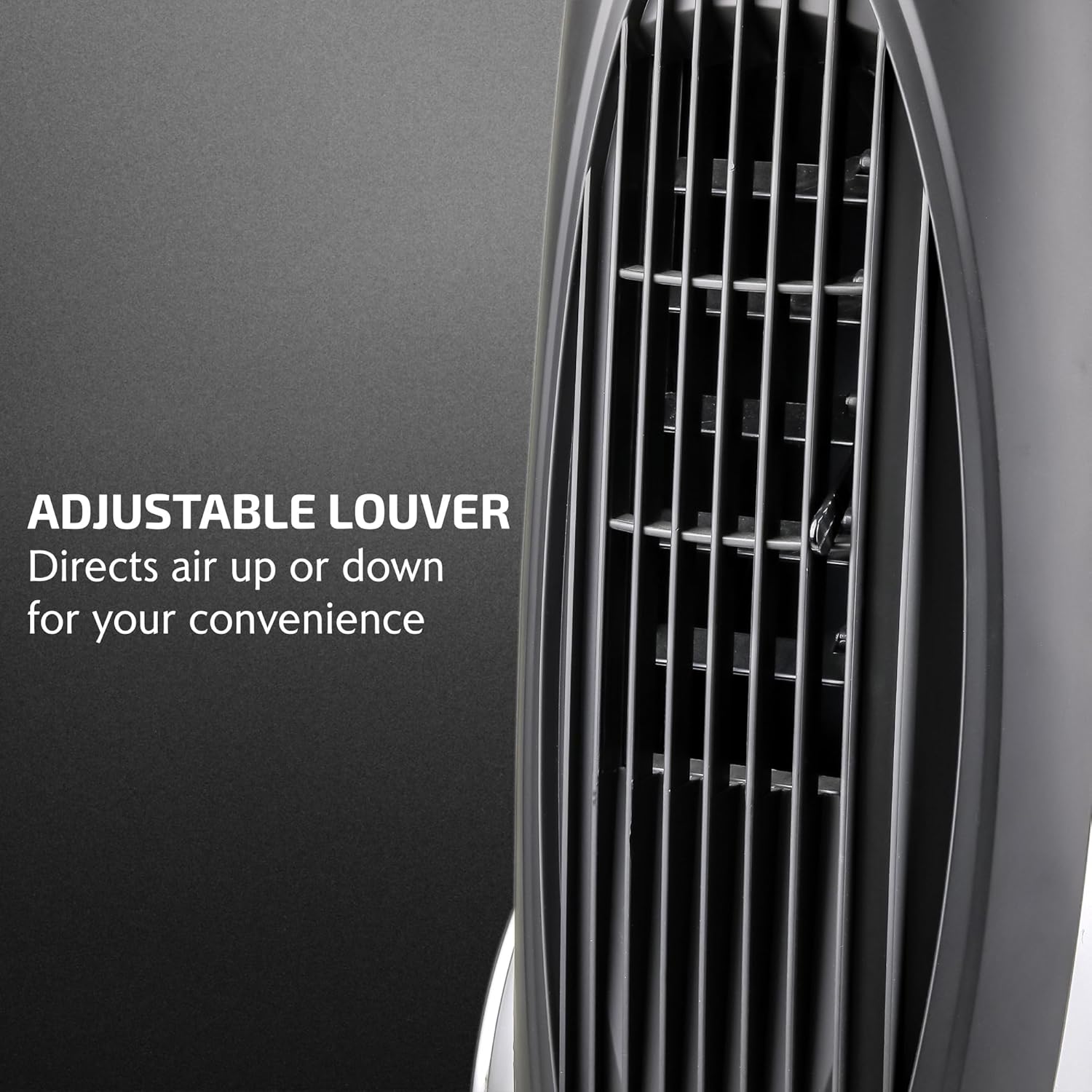 OVENTE Oscillating Tower Fan with Remote Control, 3-Speed LCD Panel & 8H Timer, 30.5