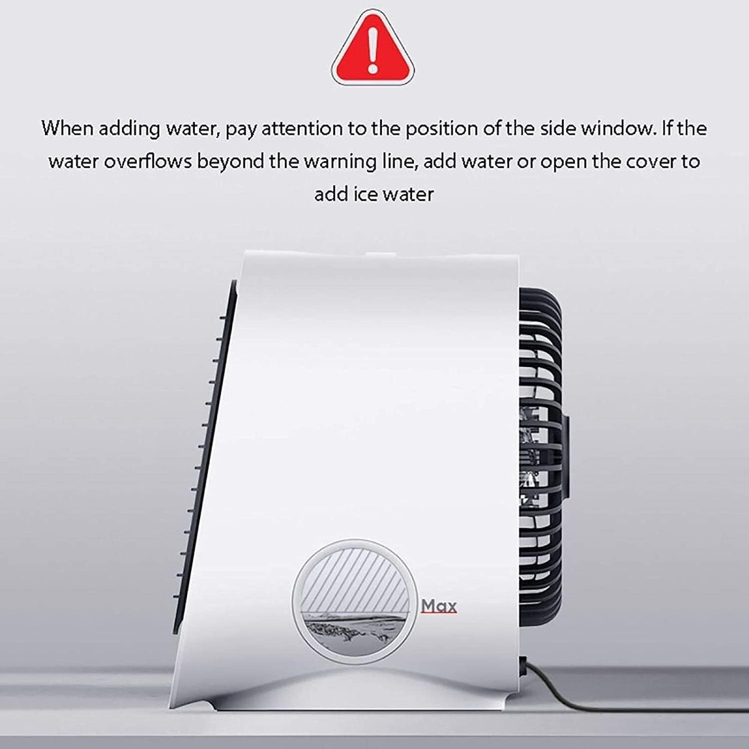 Mini Portable Air Conditioner,Home Air Conditioning Humidifier Purifier USB Desktop Air Cooler Fan for Office Room