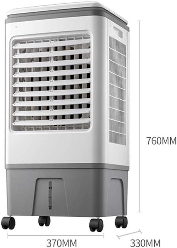 Portable Air Conditioner Fan Portable Air Cooler, Humidifier Misting Evaporative Small Whit Remote Control Air Conditioner Fan And Bladeless Noiseless Fan, For Office, Dorm, Room(Free Ice Tray)