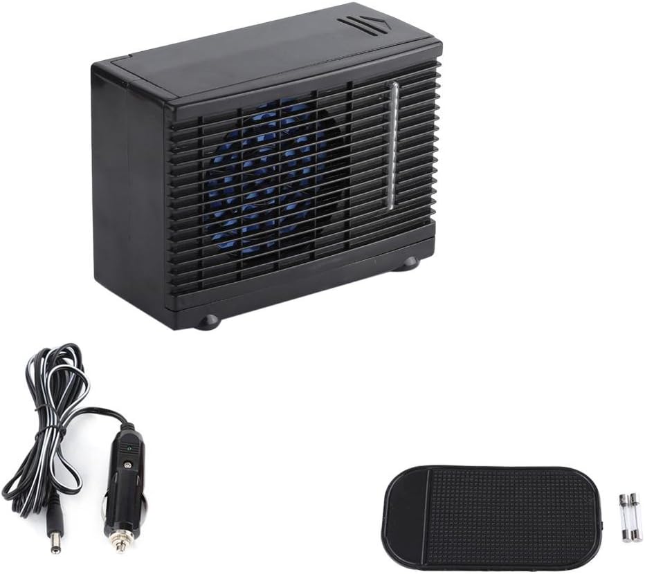 Portable 12V Car Truck Home Mini Air Cooler Evaporative Water Cooling Fan
