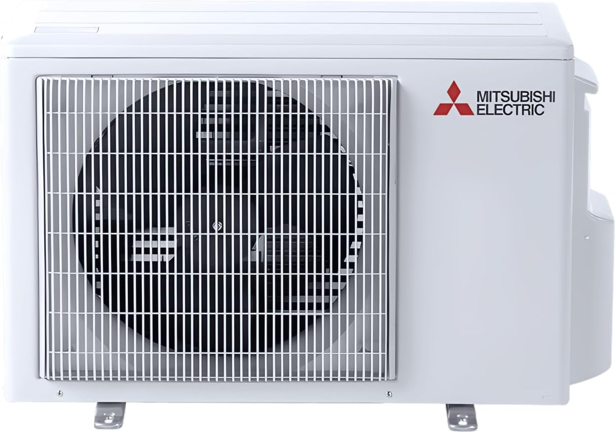 Mitsubishi 9000 BTU 20 SEER2 HX-Series Mini Split Heat Pump System with 15ft Line Set & Installation Kit - R454B Single Zone | High Efficiency Wall Mounted Ductless AC/Heating Unit