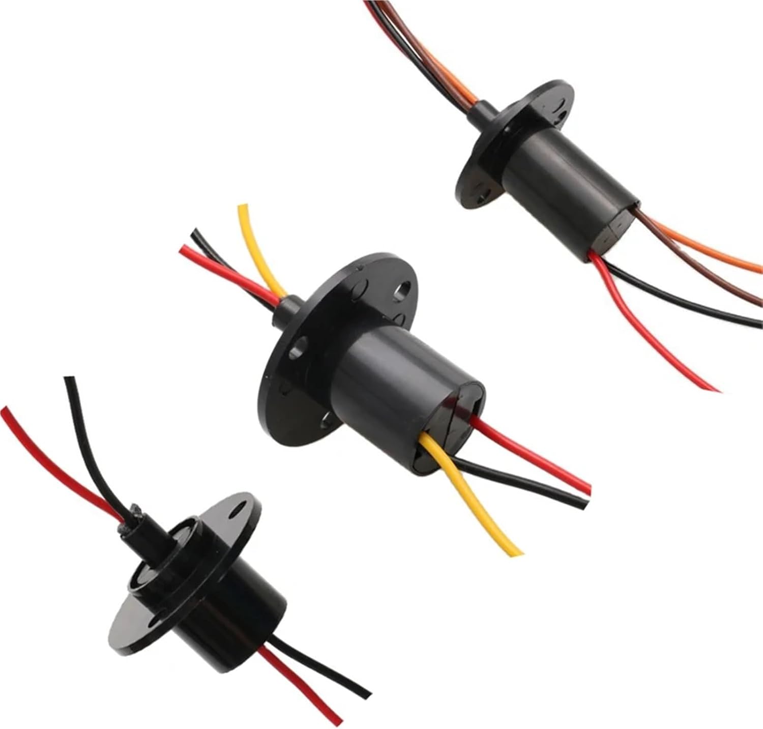1PCS 3/4/5CH 15A Wind Power Slipring Diameter 22mm High Current Conductive Slip Ring Unlimited Rotation Data Transmission Joint(Dia 22mm 4CH 15A)