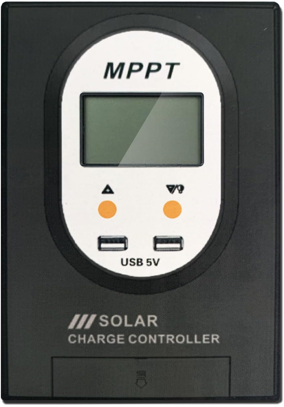 30A MPPT Solar Charge Controller, 12V/24V Auto-Switching, LCD Display, Dual USB Ports, Intelligent Regulator for Solar Panels, Lithium Battery Compatible