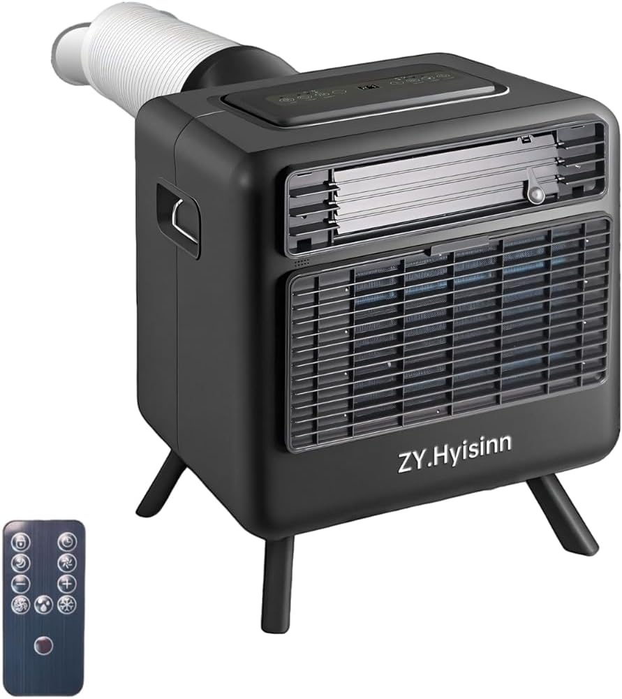 Portable Air Conditioner, 3300BTU Compact Air Cooler,Tent Air Conditioner for Van Life, Camping Tent, Outdoor, Office