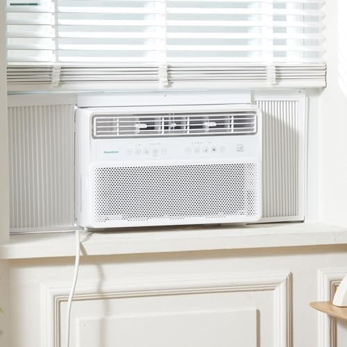 Keystone 12,000 BTU Window Mounted Inverter Air Conditioner with Quiet, High Efficiency Operation and Remote, Window AC Unit for Apartment, Living Room, Bedroom, Medium Rooms up to 550-Sq. Ft.