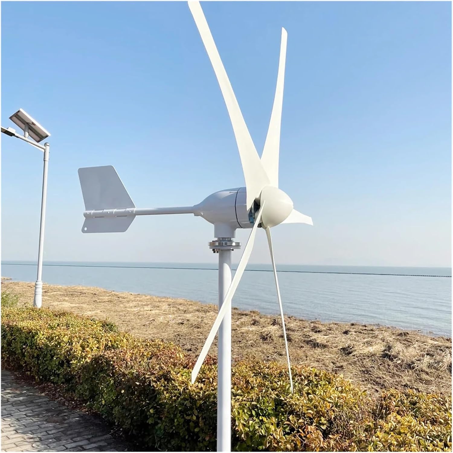 Wind Turbines, 15KW Wind Turbine nerator for Home Farm 12V 24V 48V Free Energy Wind Fan nerators Small Horizontal Windmill Three Phase AC(5B,24V_15KW)