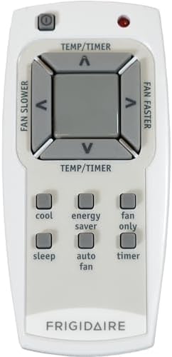 Frigidaire 5304476904 Remote Control for Room Air Conditioners, White