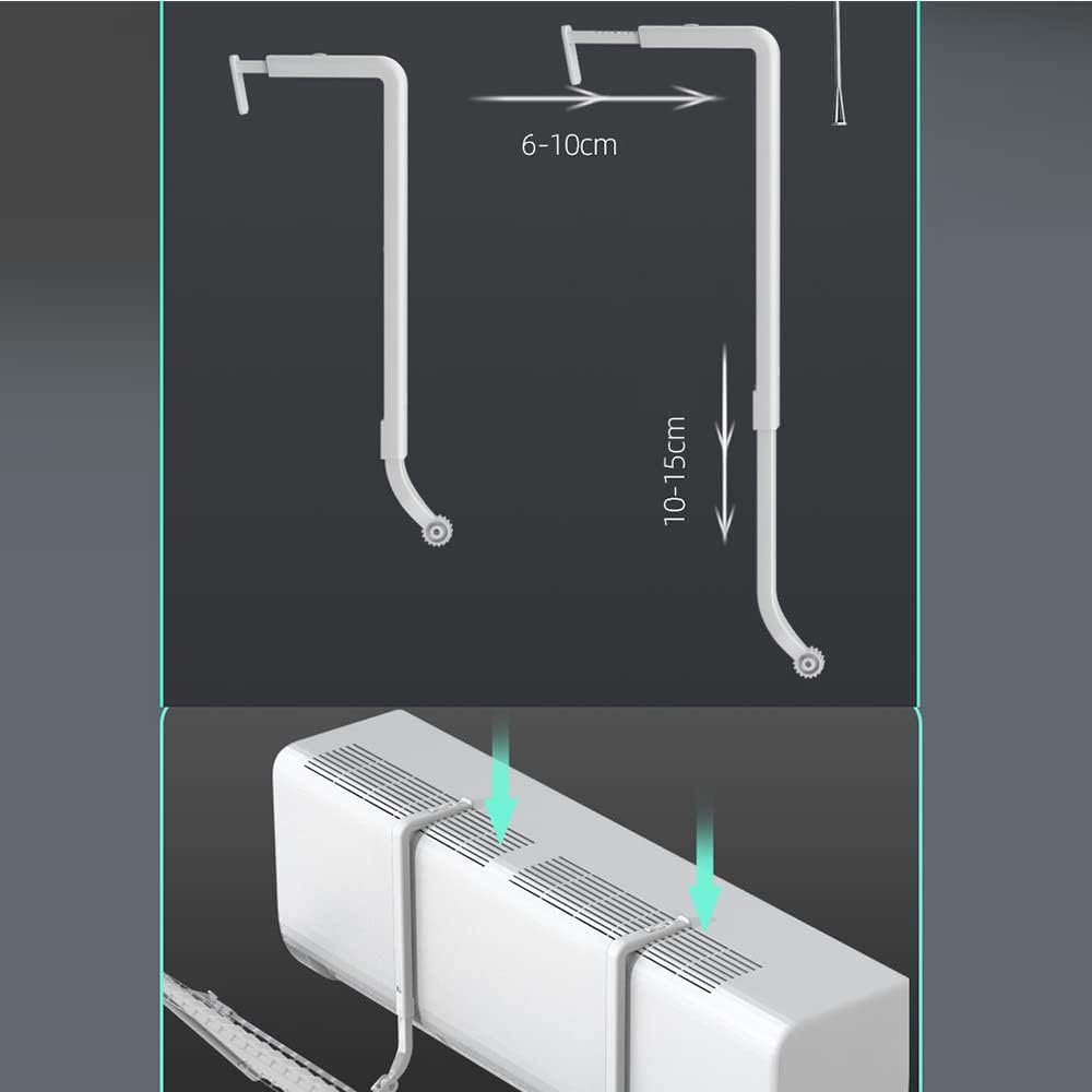 Wall Mounted Air Conditioner Cold Air Return Deflector Air Outlet Flap Wind Direction Windshield Three Modes Can Be Switched