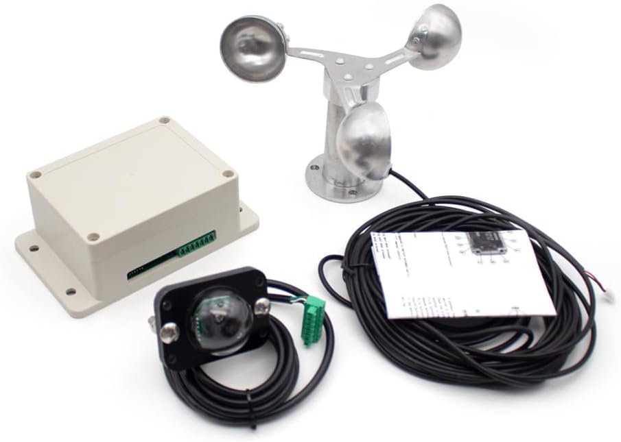 Double Axis Sun Tracking Controller Solar Tracker Sun Tracking System Automatically Manual Switch Vertical Towards Sun with Wind Speed Sensor (Double Axis)