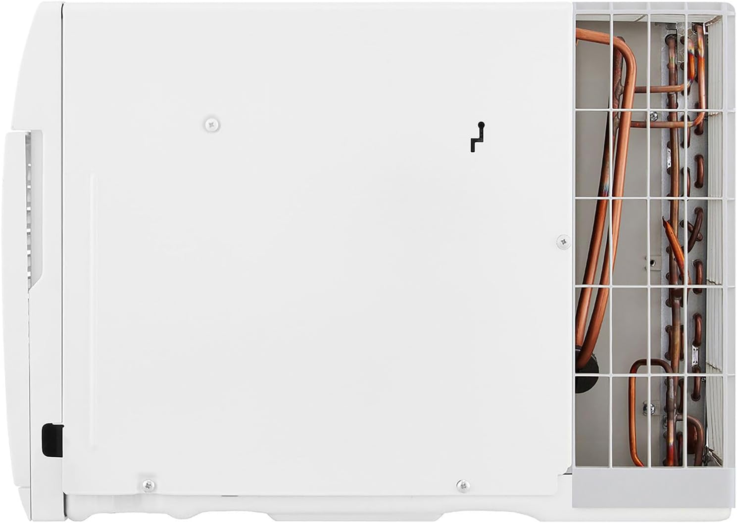 LG 9,800 BTU Through the Wall Air Conditioner with Supplemental Heat, 230V, AC Wall Unit for Rooms up to 440 Sq.Ft. (18' x 25' Room Size), Perfect for Bedroom, AC with Remote and Auto-Restart, White