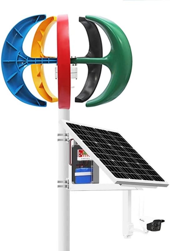 10000W Vertical Axis Wind Turbine Generator | Off-Grid Renewable Energy System | Solar-Wind Hybrid Power (12V-220V) for Home & Outdoor Use