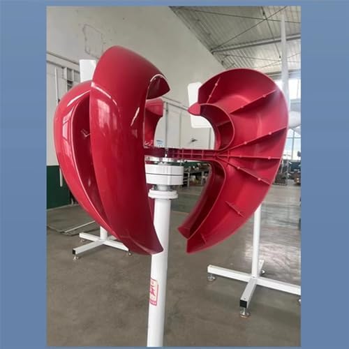 1200W Vertical Axis Wind Turbine with Controller - 12V/24V/48V Permanent Magnet Synchronous Generator for Home Hybrid Wind & Solar Power System - Eco-Friendly Energy Solution