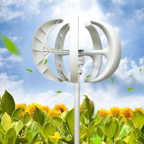 400W to 1200W Horizontal Wind Turbine Generator Kit for Home - Quiet Vertical Blades, Magnetic Levitation, 12V/24V Power Solutions, Eco-Friendly Renewable Energy.