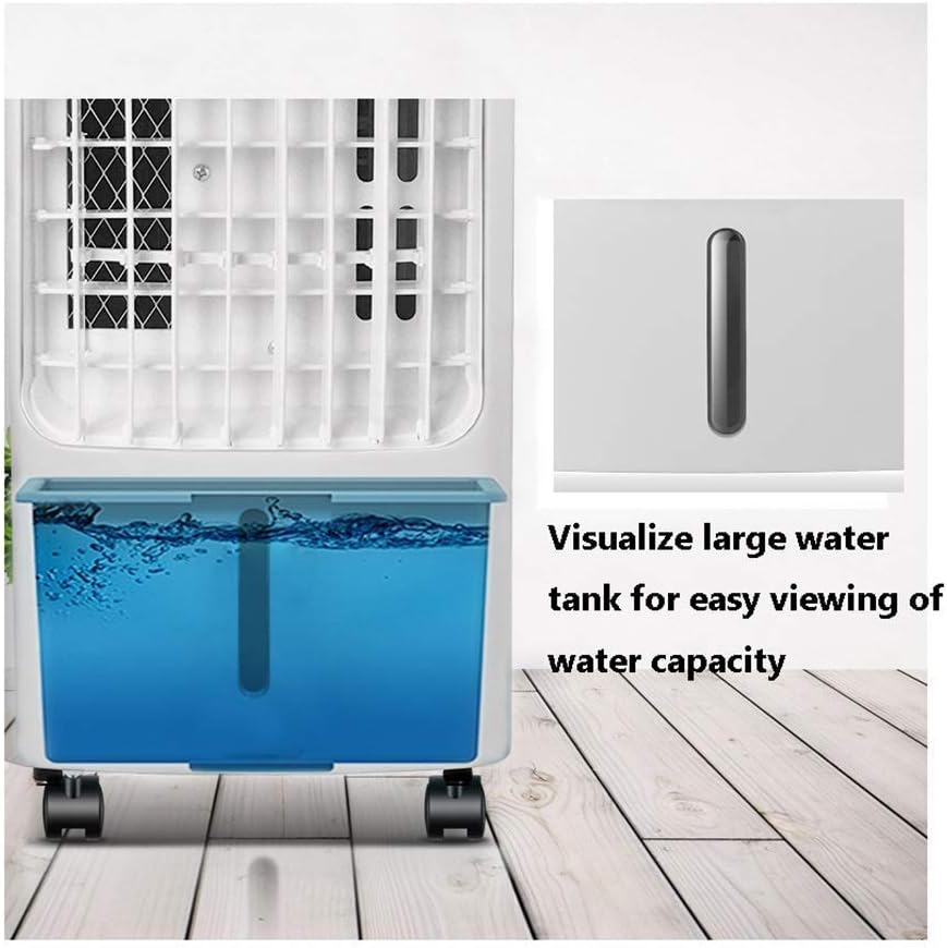 Air Cooler for Home Office Air Cooler Portable Air Conditioner, Air Cooler, LED Display With Remote Control, 3 Fan Speed, 24-hour Timer in Sleep Mode, 7.5H Timer, 3-in-1 Function