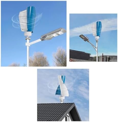 16000W Magnetic Levitation Wind Turbine Generator Kit - Vertical Windmill with MPPT Controller for Home, Street Lighting & Boat - High-Efficiency Renewable Energy Solution (Teal, 12V)