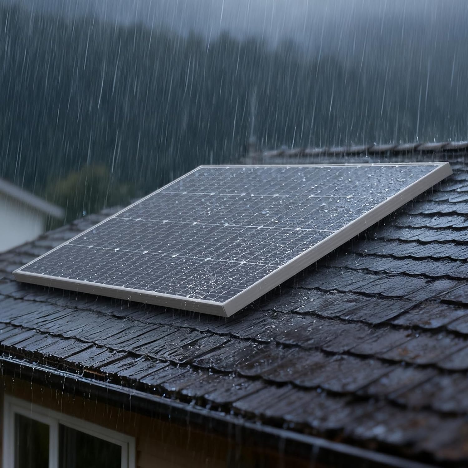 VEVOR 2PCS 100W Monocrystalline Solar Panels, 23% High-Efficiency Mono PV Module with Stable MC4 Output & Aluminum Frame, IP65 Waterproof Solar Panel for Car Boat RV Flat Rooftop Off-Grid Applications