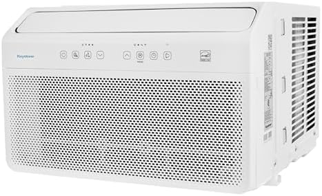 Keystone Energy Star 12,000 BTU Window Mounted Inverter Air Conditioner with Quiet, High Efficiency Operation and Remote, Window AC Unit for Apartment, Living Room, Medium-Large Rooms up to 550-Sq.Ft.