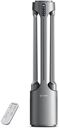 AIRMATE Air Purifier Bladeless Tower Fans, 1500CFM Large Air Volume, 45