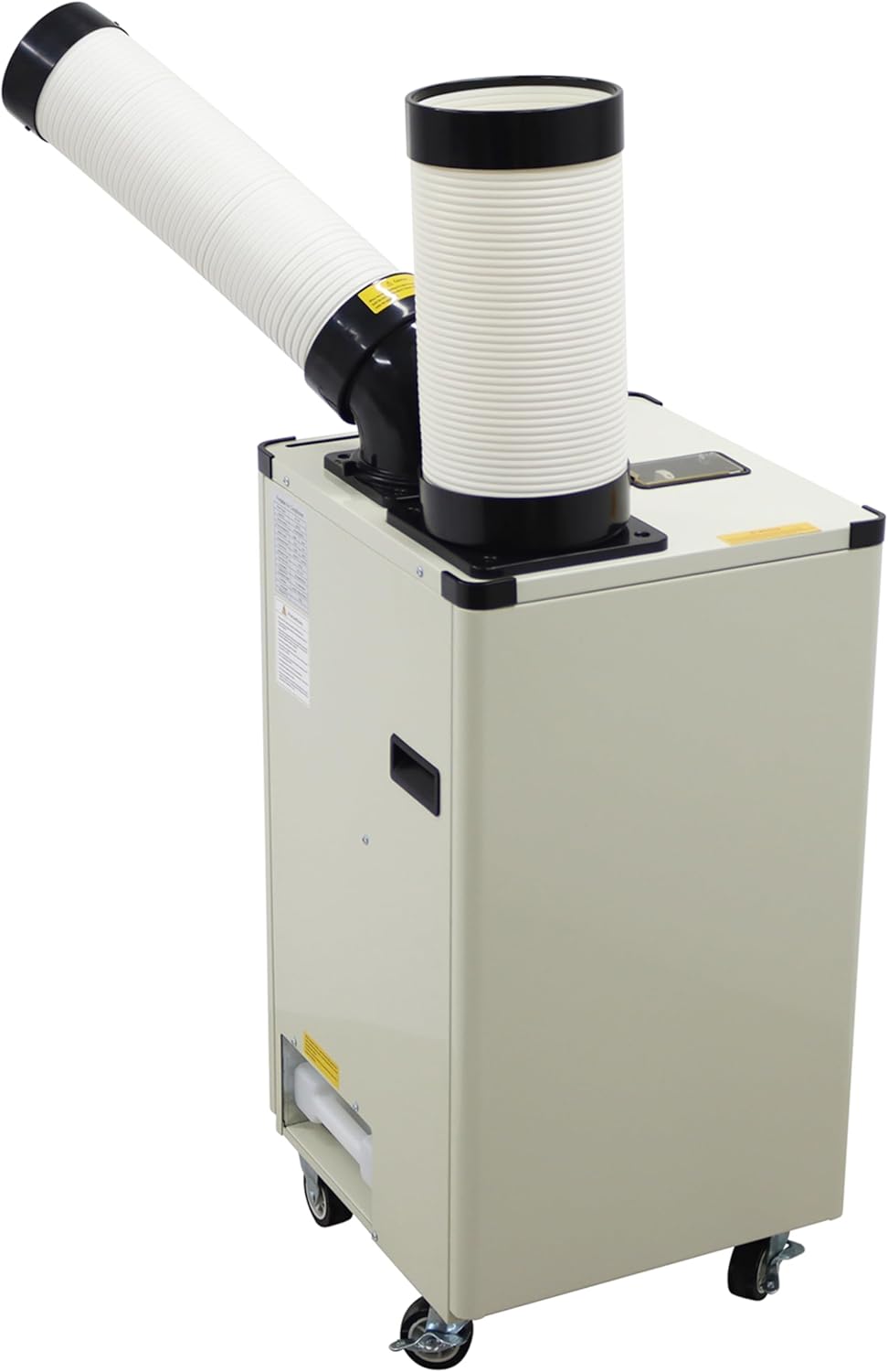 TECHTONGDA Industrial Spot Cooler Air Conditioner Commercial Mobile Outdoor Cooling Machine Aircon Single Outlets 350-450m³/h Black