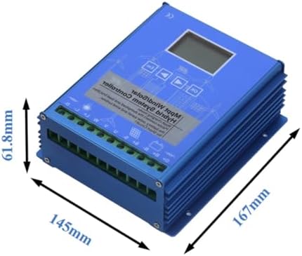 12000W Solar & Wind Hybrid System with Double MPPT Charge Controller - 12V/24V/48V Auto Regulator for Home Use, Efficient Wind Turbine Generator Power Solution
