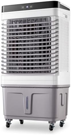 Evaporative Air Cooler, Portable Air Conditioners with 3 Speed, Timer, Water Tank, Industry Swamp Cooler for Room Garage Office