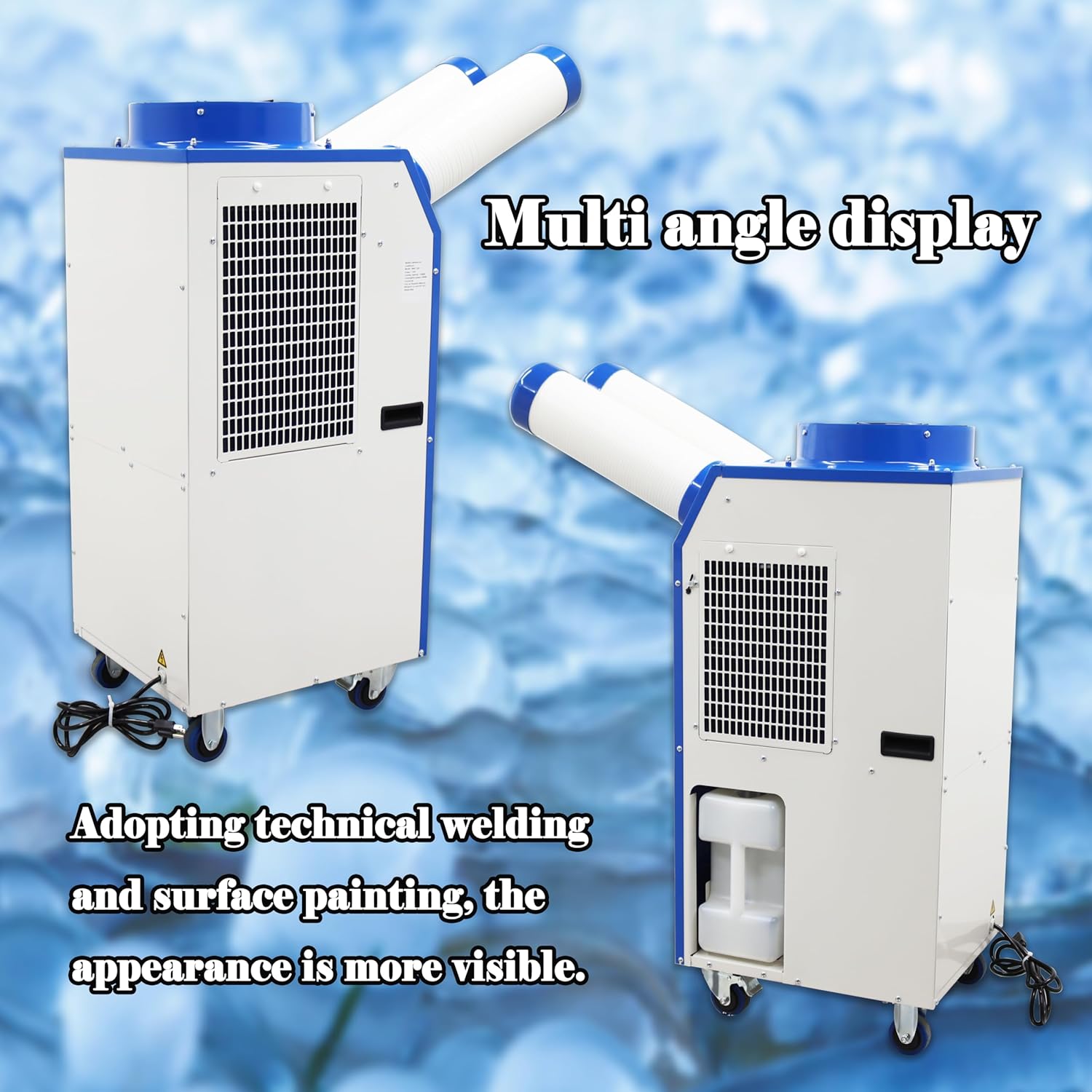 Industrial Air Conditioner Spot Cooler Air-conditioning Equipment for Supermarket Factories Double Tubes 220V 1800W