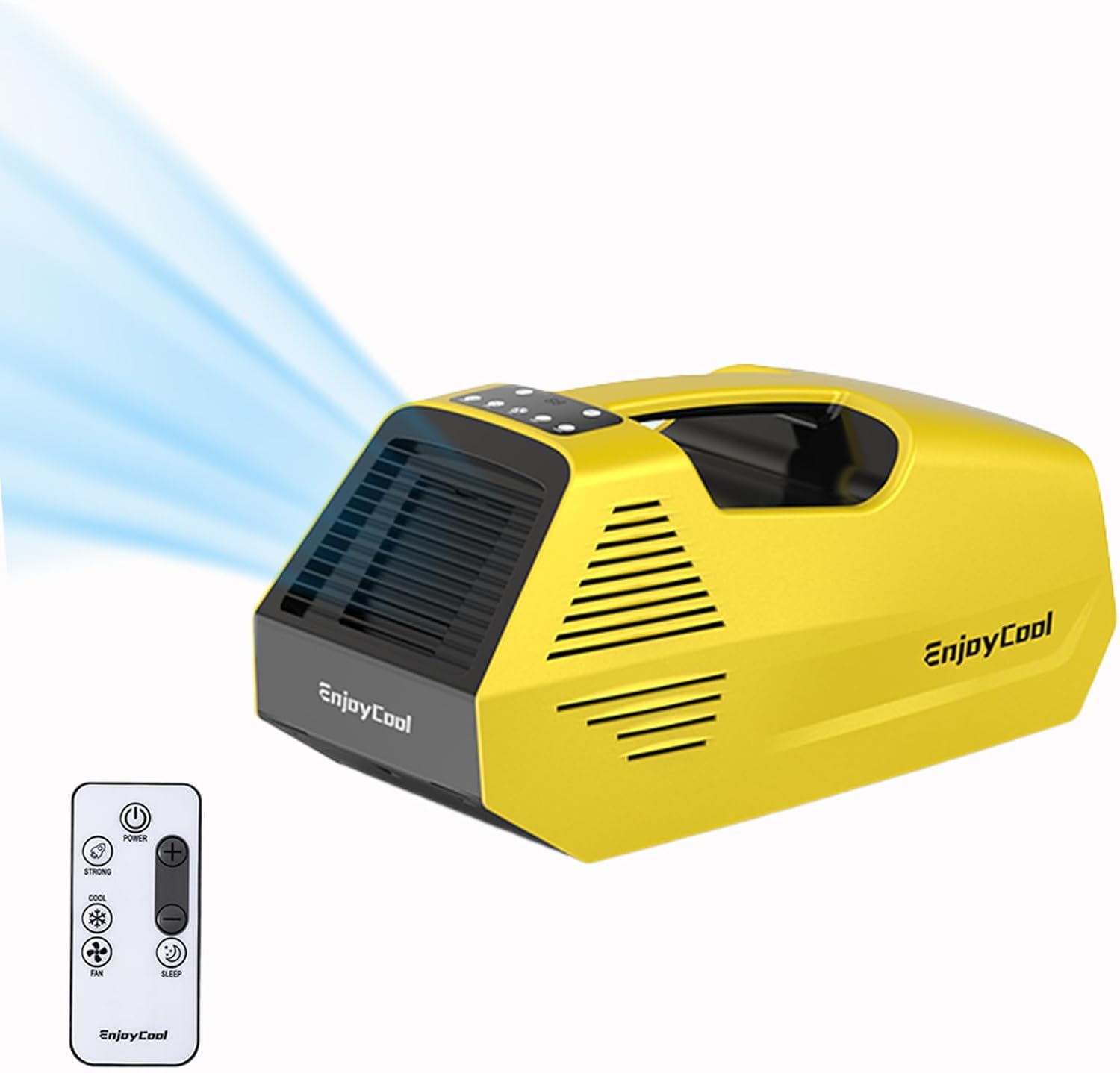 Portable air conditioner,Tent Air Conditioner with Remote Control 2380 BTU,Outdoor Air Conditioner tent air conditioner,Suitable for Camping RVs Outdoors Van and Fishing(Battery Not Included)