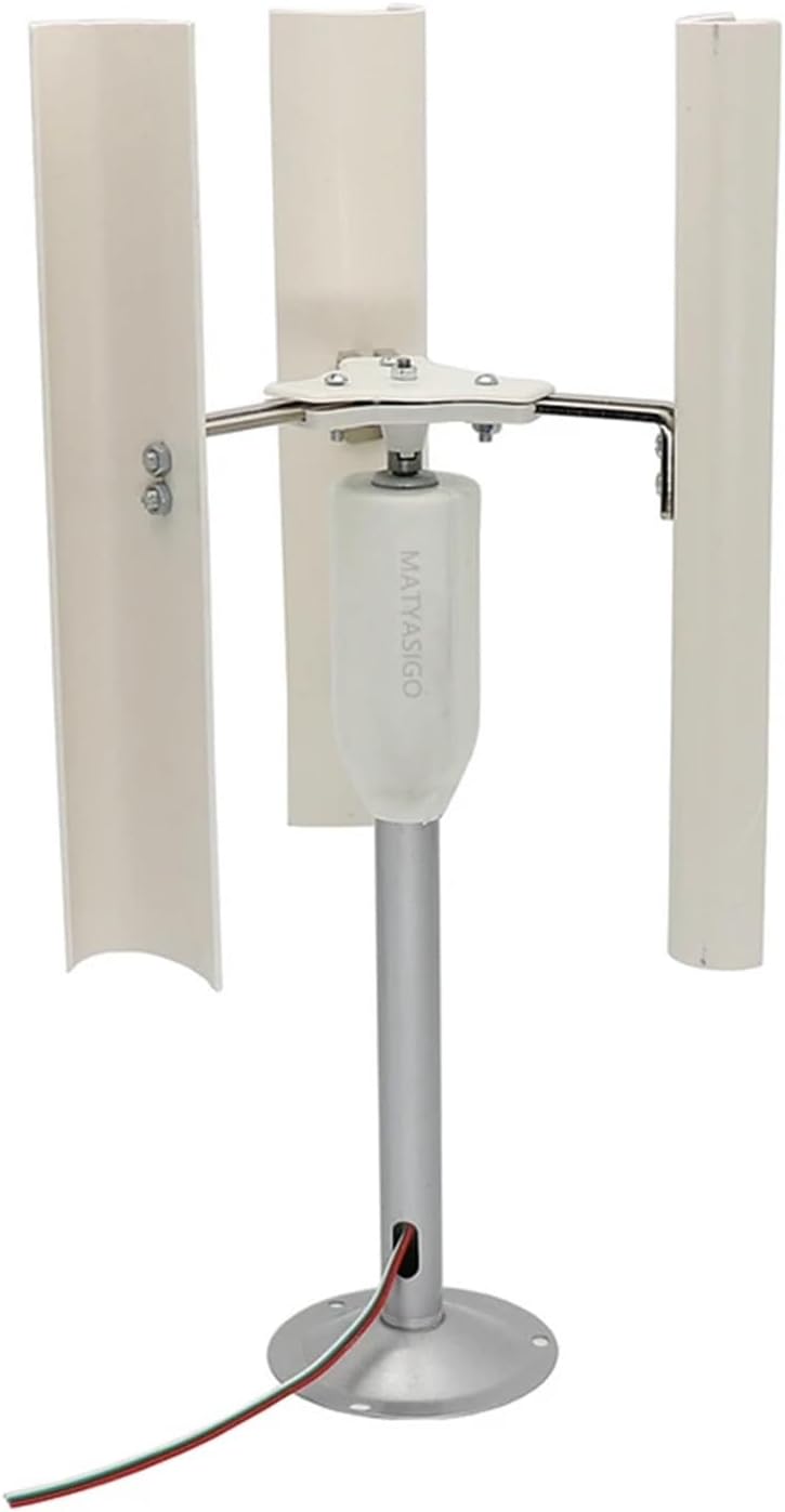 Vertical Axis Wind Turbine Model DIY Three-Phase Permanent Magnet Generator Night Light Making Windmill DIY Display Industrial Energy