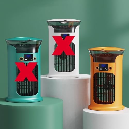 Portable Air Conditioners, Portable AC Unit With Remote Control, Powerful 3 Speeds Evaporative Air Cooler Personal Mini Air Conditioner Portable For Room Office Bedroom(C)