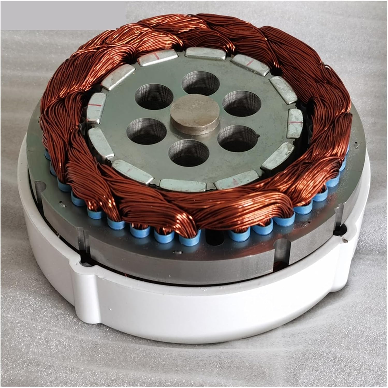 2KW 3KW Electric Generator Windmills Water Turbine Gearless Permanent Magnet Generator 2000w 12V 24V 48V for Home Use Industrial Energy(with Base,48V_3000W)