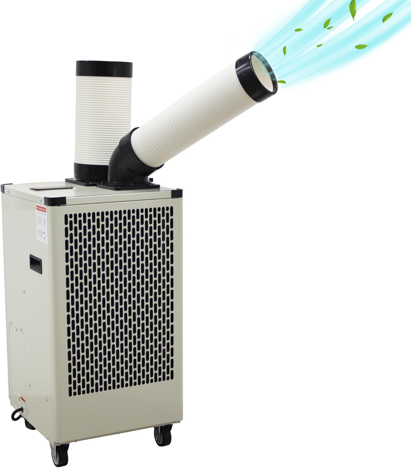 Industrial Air Conditioner 9180 BTU/h Outdoor Indoor Spot Mobile Air Cooler 350-450m³/h Commercial Aircon 110V 1000W