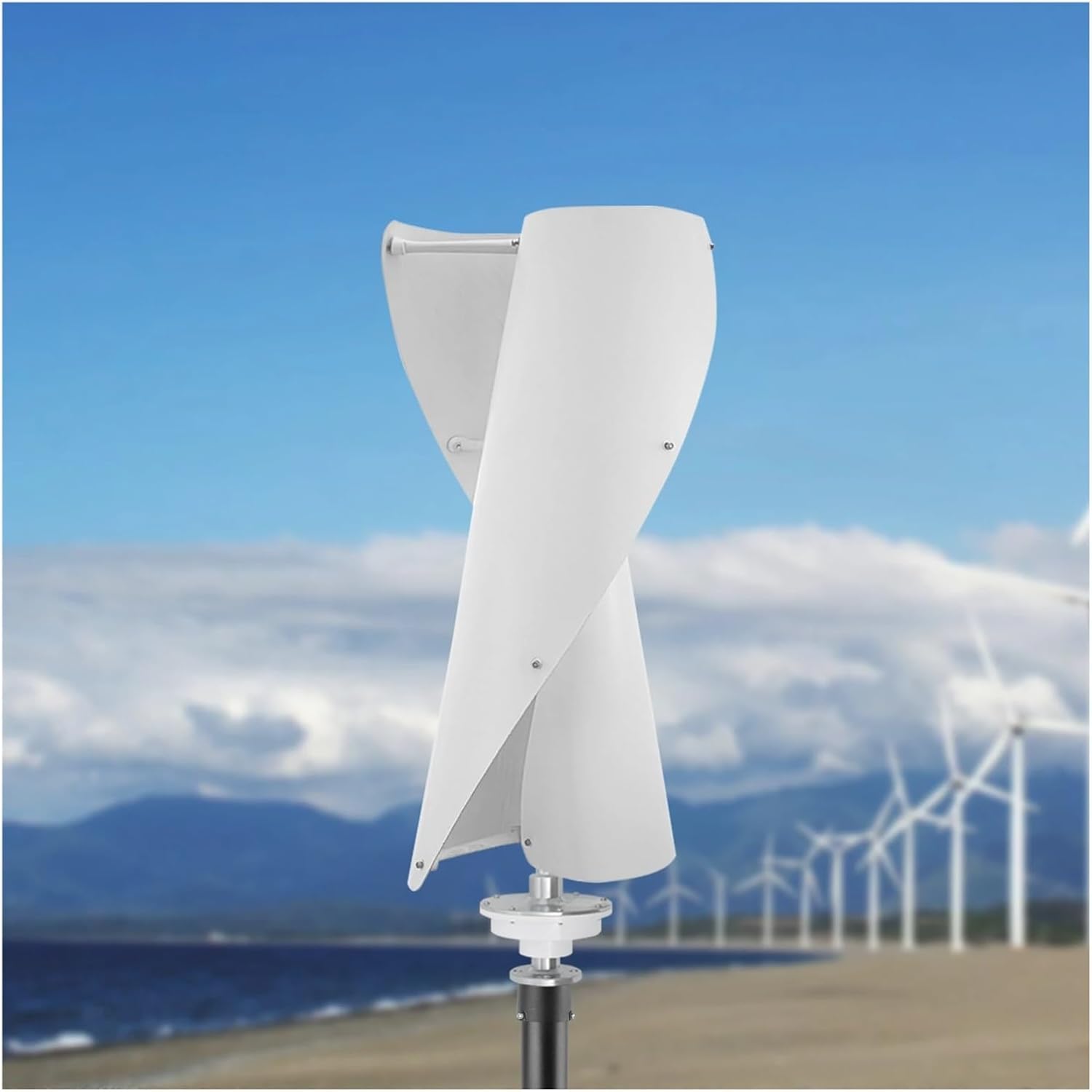 Wind Turbines, 12V/24V 400W Vertical Levitation Axis Wind Turbine nerator Low Wind Speed Starting Wind Turbines(24V)