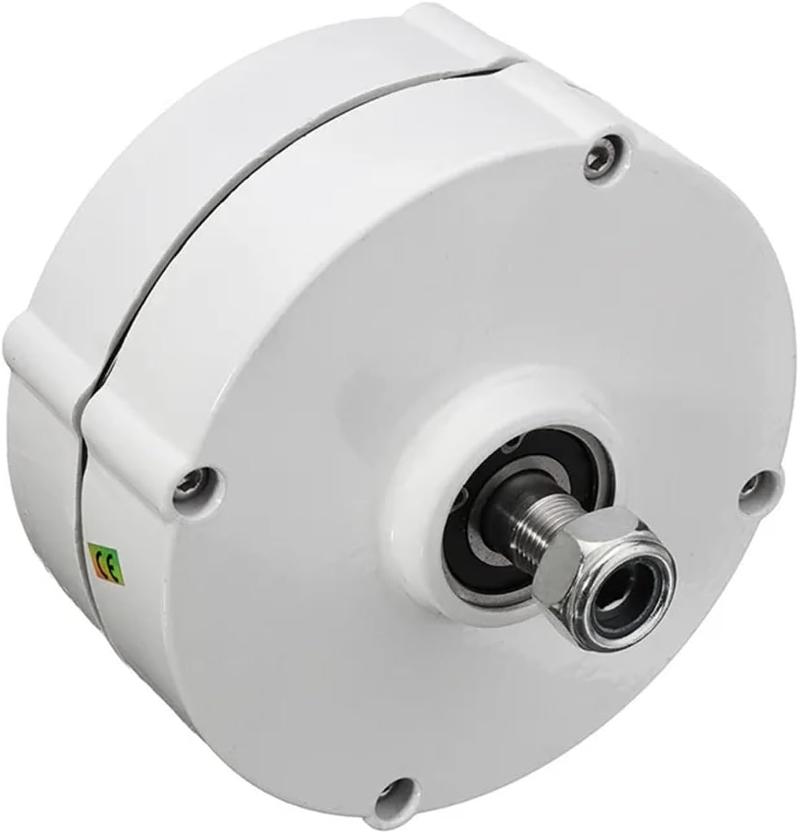 Wind Turbine Generator Motor 6000W 12V 24V 3 Phase Gearless Permanent Magnet AC Alternator for Wind Water Turbine Industrial Energy(24V)