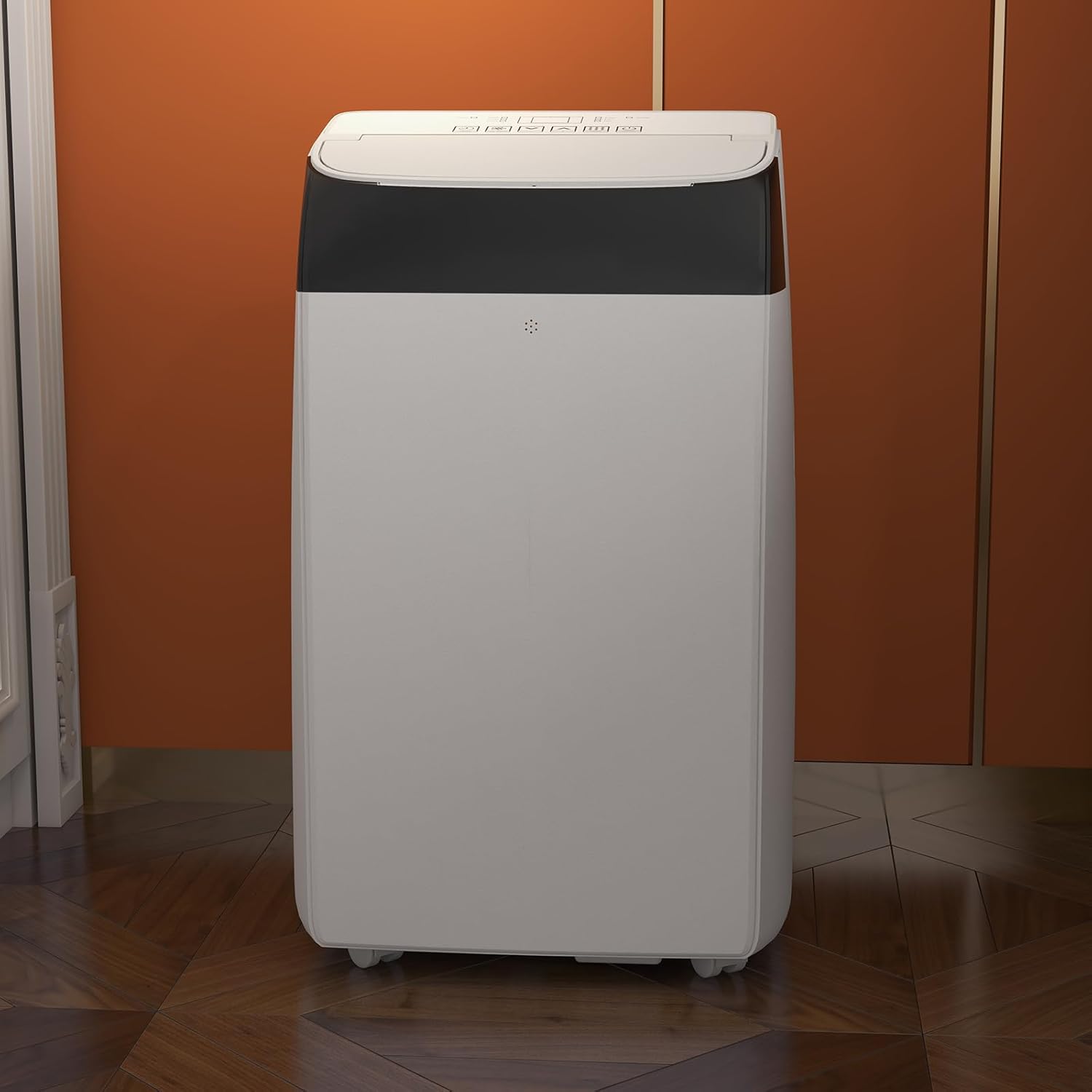 Portable Air Conditioner, 14000 Btu Air Conditioner With Remote Control,Energy-Efficient, Ultra-Quiet, Easy-Read Led & Front Temperature Display, Remote & Timer