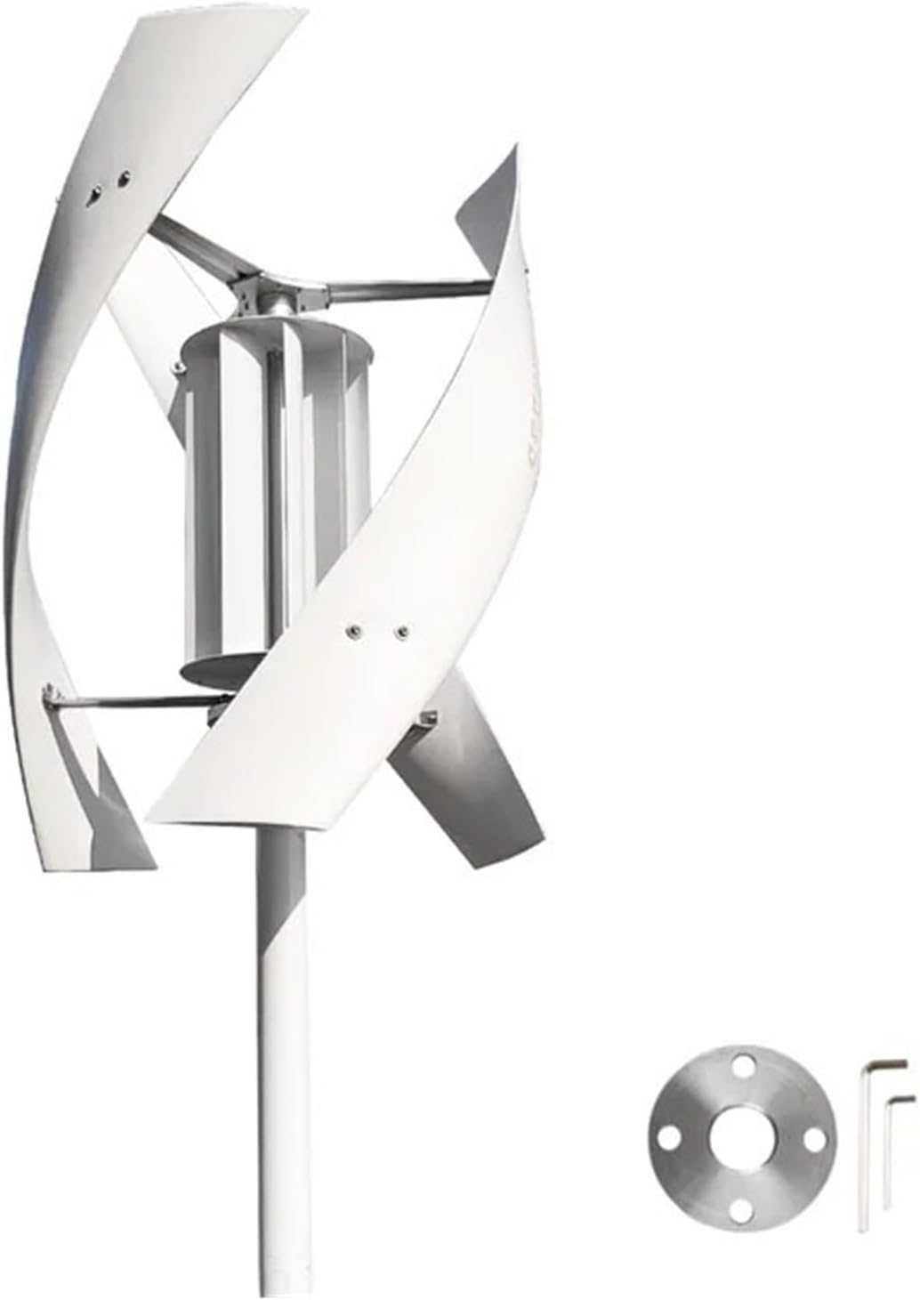 5KW Vertical Axis Wind Turbine High Voltage Generator 5000w 24V 48V with Charge Controller Household Windmill Industrial Energy(Hybrid Control,24V)