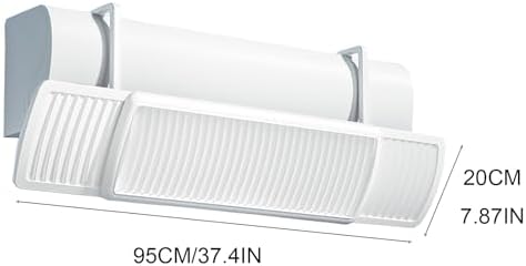 Adjustable and Universal Air Conditioner Deflector, Air Conditioning Windshield for Wall Air Conditioning, No Installation