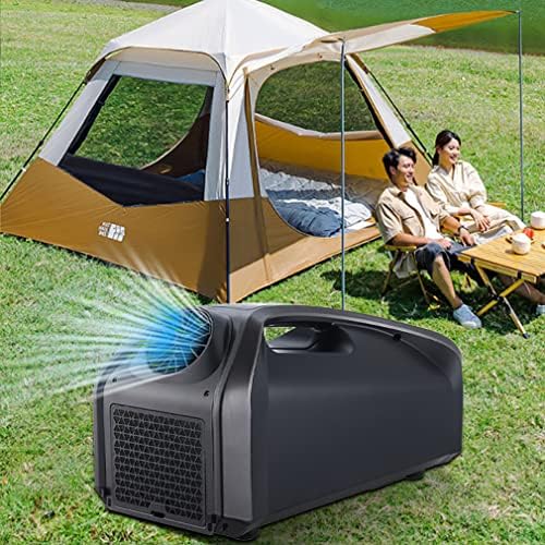 Portable Air Conditioner, 24V Outdoor Air Conditioner, Mobile Tent Air Cooler, 16℃-30℃, 3 Wind Speed Low Power Consumption for Truck Camper Tent Travel/Rv Life,