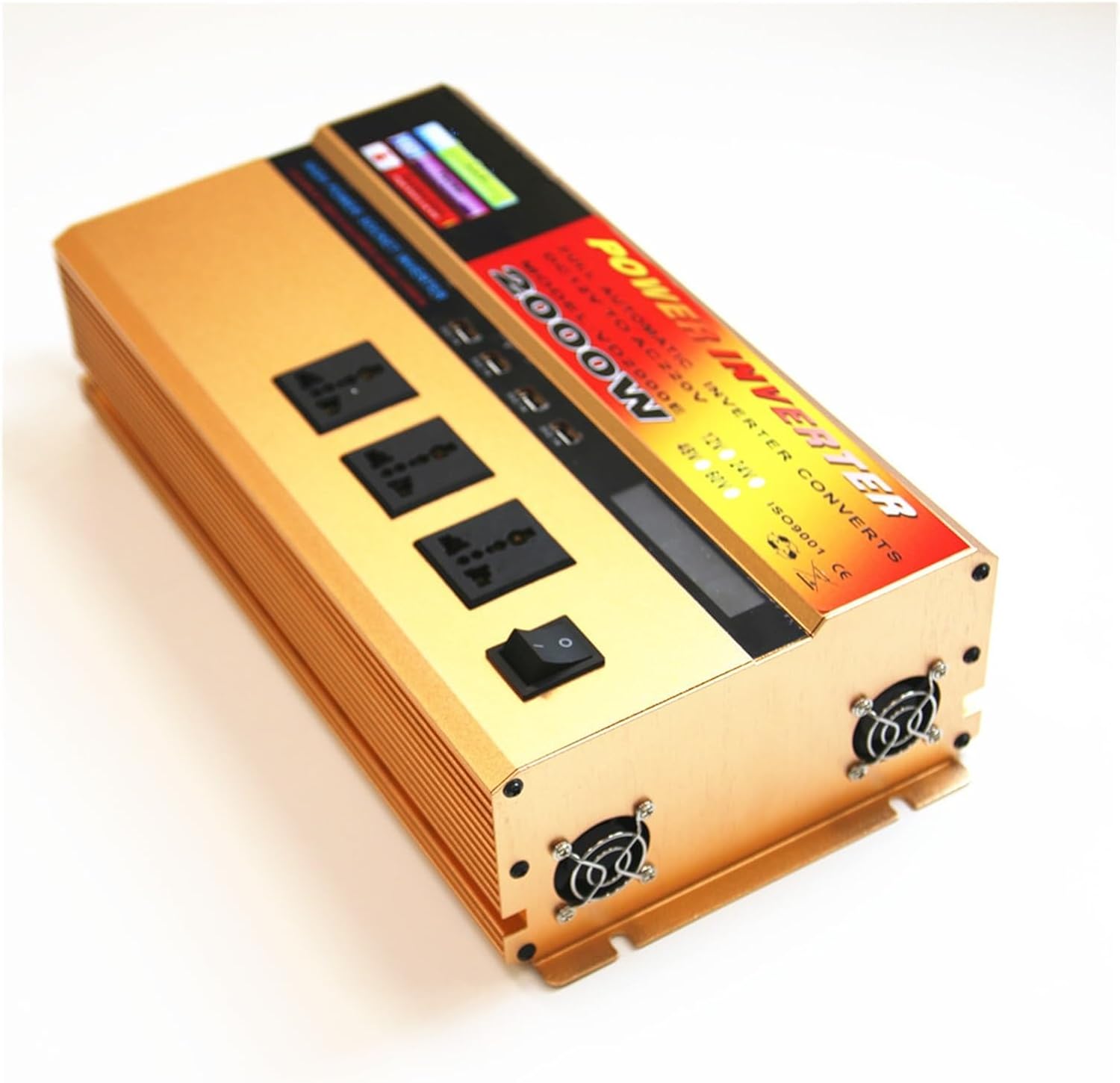 12V to 220V Full Power 2000W Large Capacity Inverter Power Converter(24V 220V)