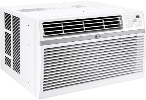 LG 12,000 BTU Window Air Conditioner, Cools 550 Sq.Ft. (22' x 25' Room Size), Quiet Operation, Electronic Control with Remote, 3 Cooling & Fan Speeds, Auto Restart, 115V