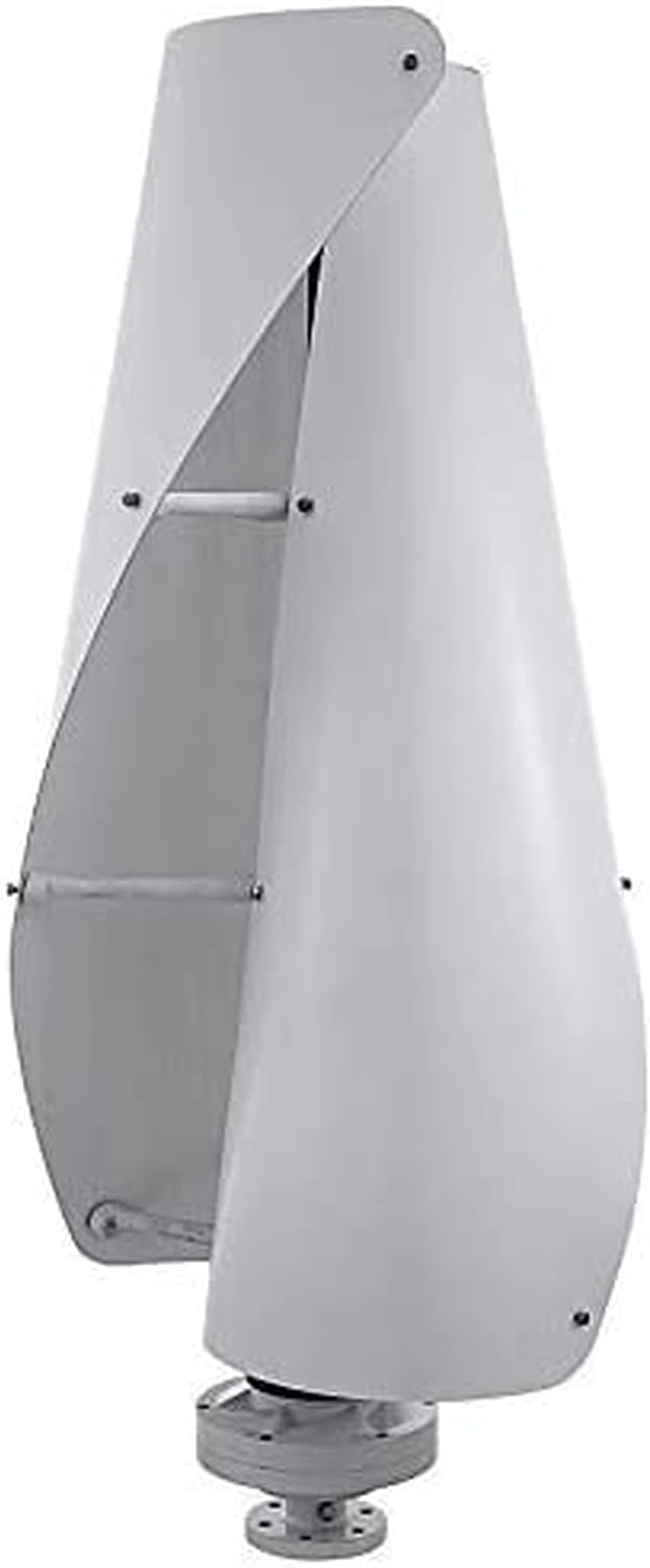 Spiral Wind Power Turbine Generator, 8000W Wind Turbine 12V/24V Spiral Vertical-Shaft Wind Turbine Generator Windmill for Home Outdoor Garden Boat Hybrids Streetlight