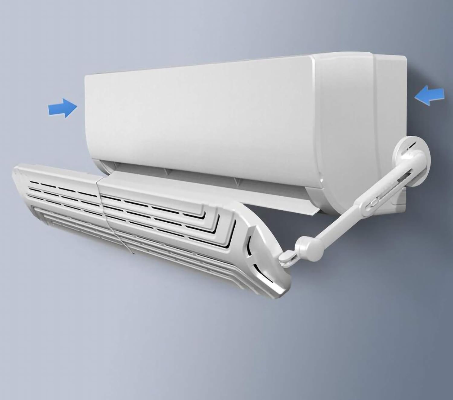 Air conditioner windshield Telescopic Air Conditioning Deflector, Direct Proof Air Conditioning Windscreen, Air Conditioner Wind Deflector - No Perforation - Retractable - Easy Install - Home Air