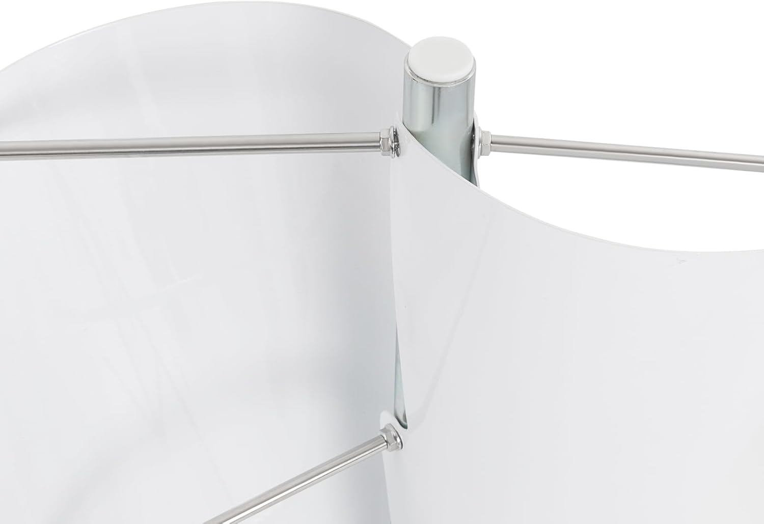 500W Vertical Axis Wind Turbine Kit - Eco-Friendly 12V 2-Blade Windmill for Home & Street Lighting - Renewable Energy Solution for Sustainable Living, White