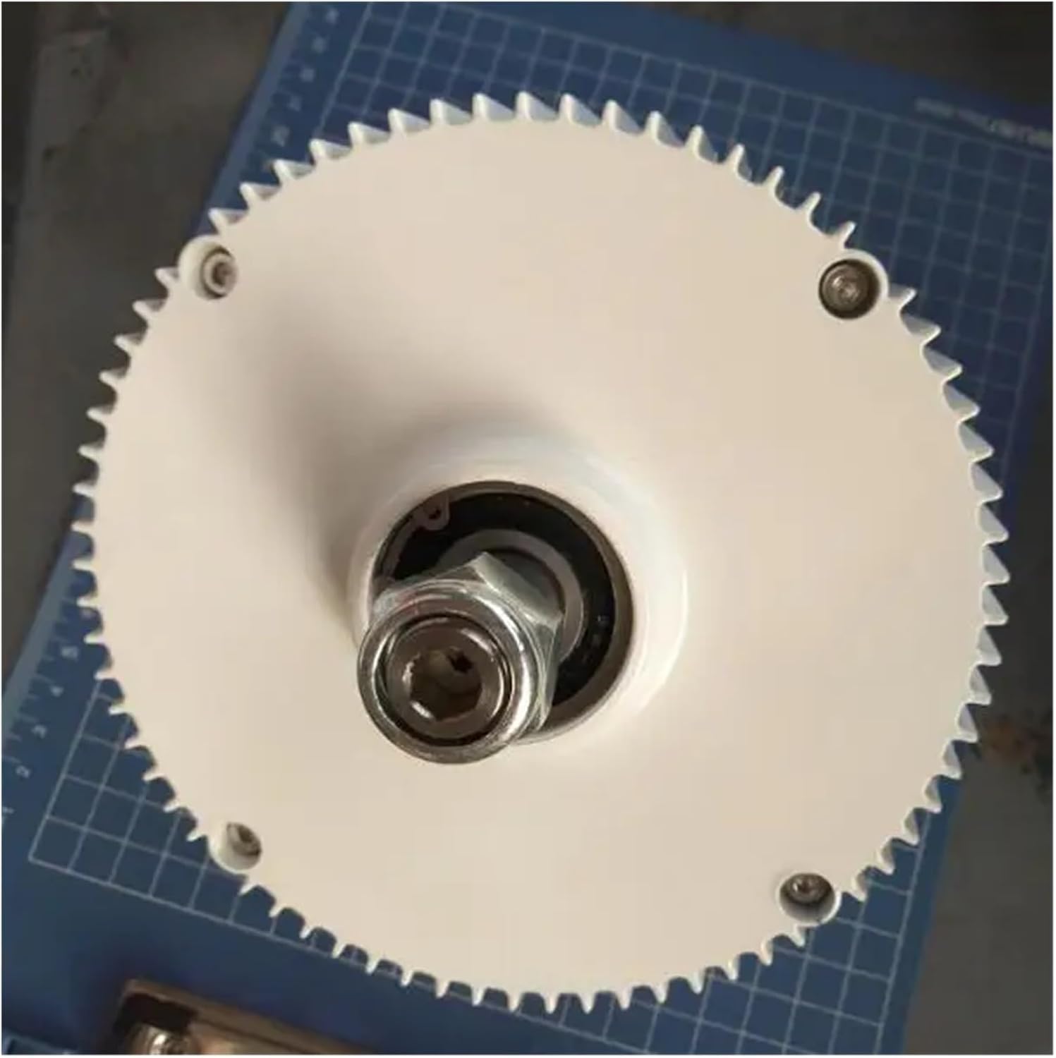 Wind Turbines, DC PM 400W nerator Three Phase Permanent Magnet Alternator for Wind Turbine(No Base,Double Shaft_48V)