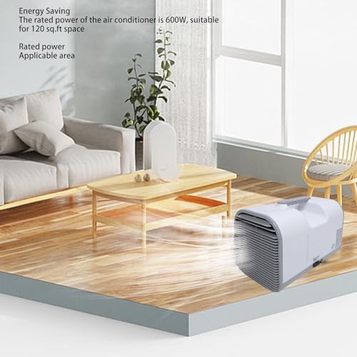 Marhynchus Portable Air Conditioner, 5200BTU Compact AC Unit with Remote Control and Dehumidification, for Room Tent RV Workshop (US Plug 110V)